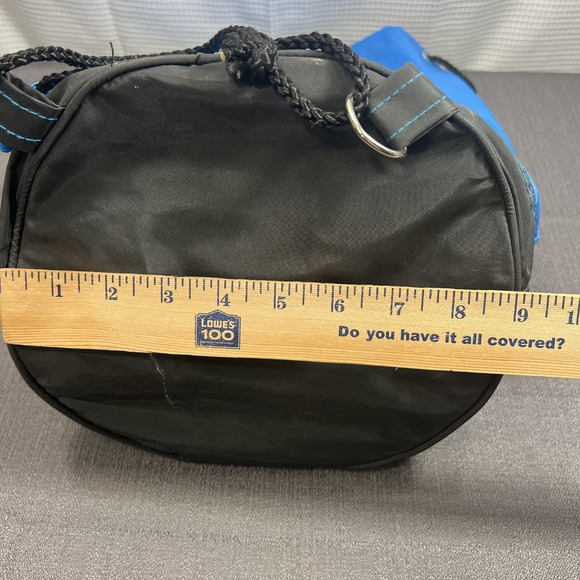 Rare Vintage Mickey Mouse Backpack Duffle Bag With Clock Blue Works! - Picture 9 of 9